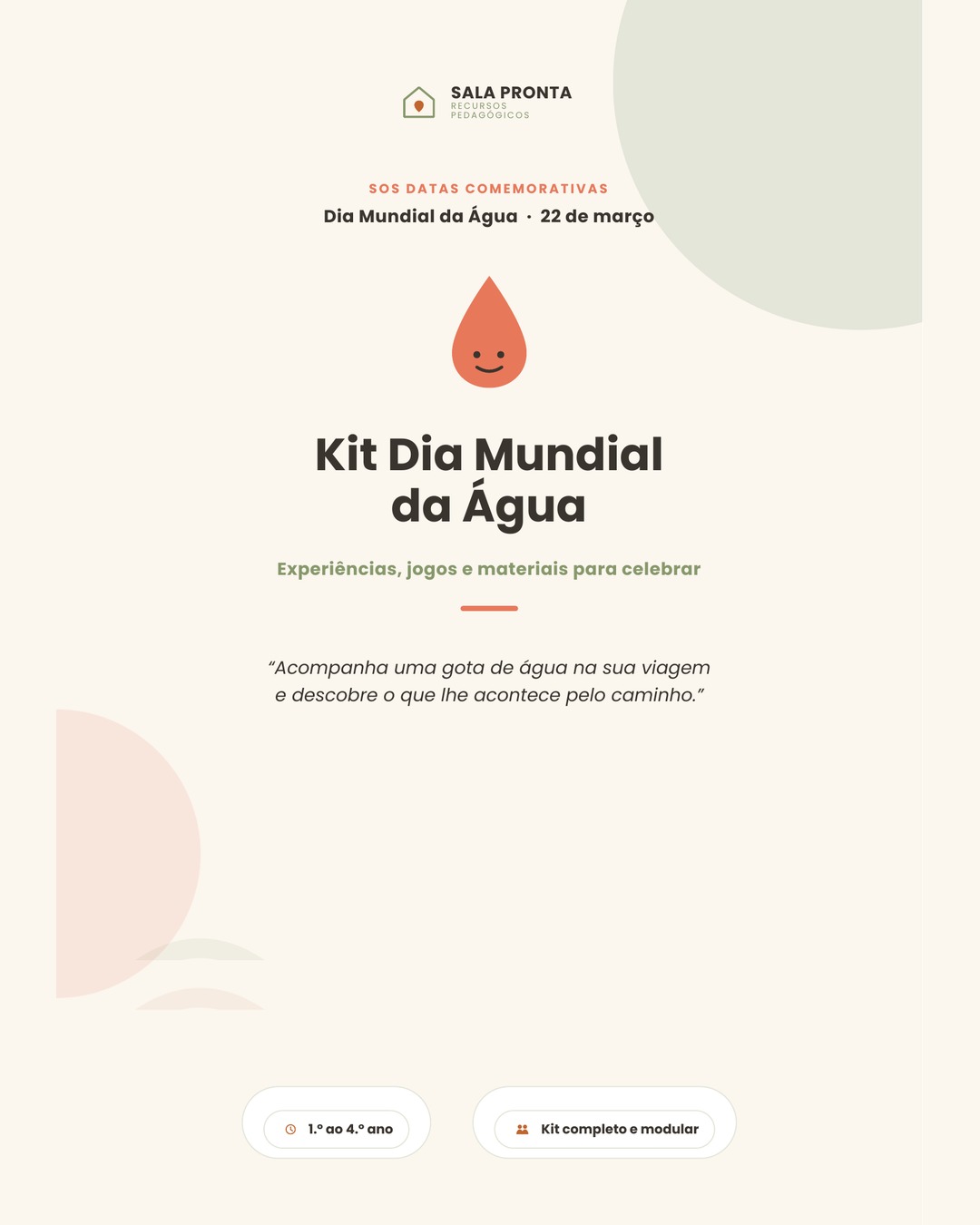 SOS Dia Mundial da Água | Sala Pronta