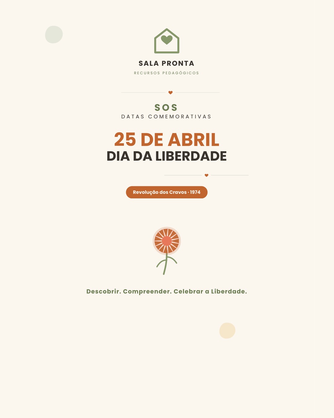 SOS 25 de Abril | Dia da Liberdade | Sala Pronta